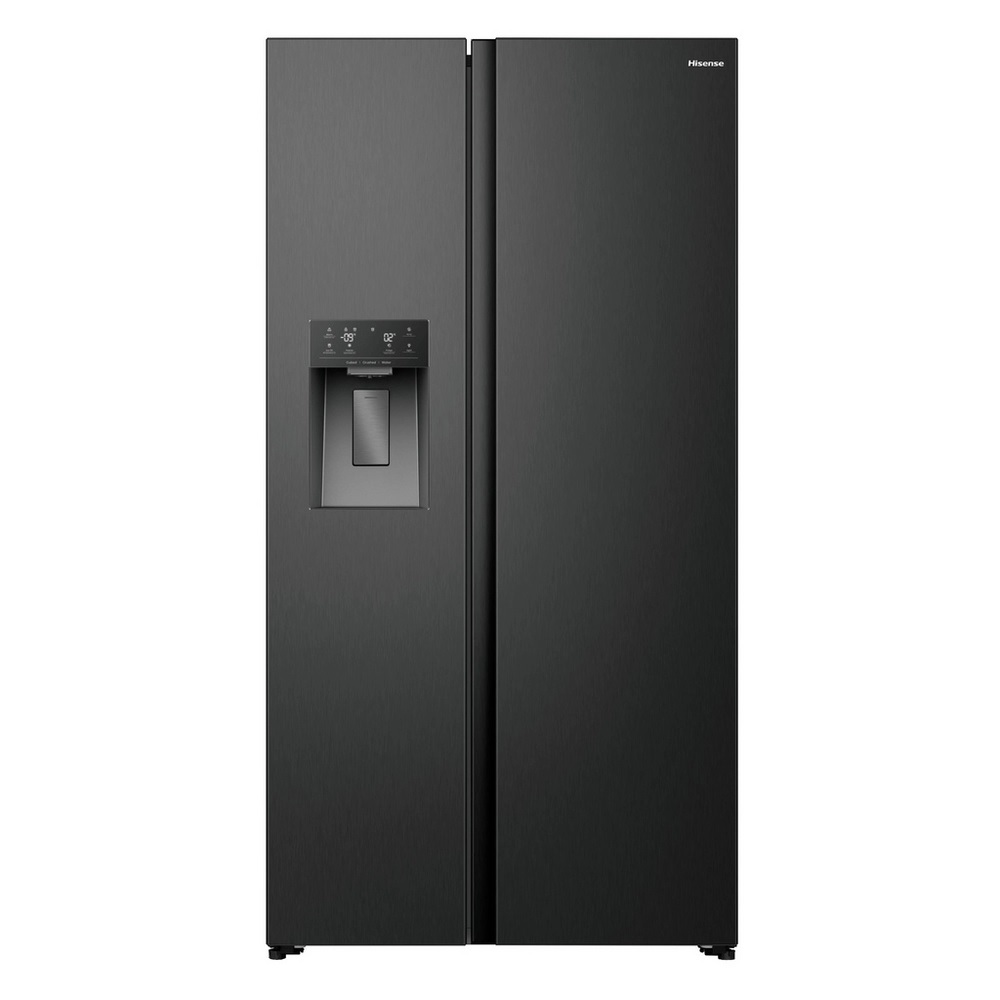 Hisense RS5P528STBE PureFlat Total No Frost American Fridge Freezer– Black
