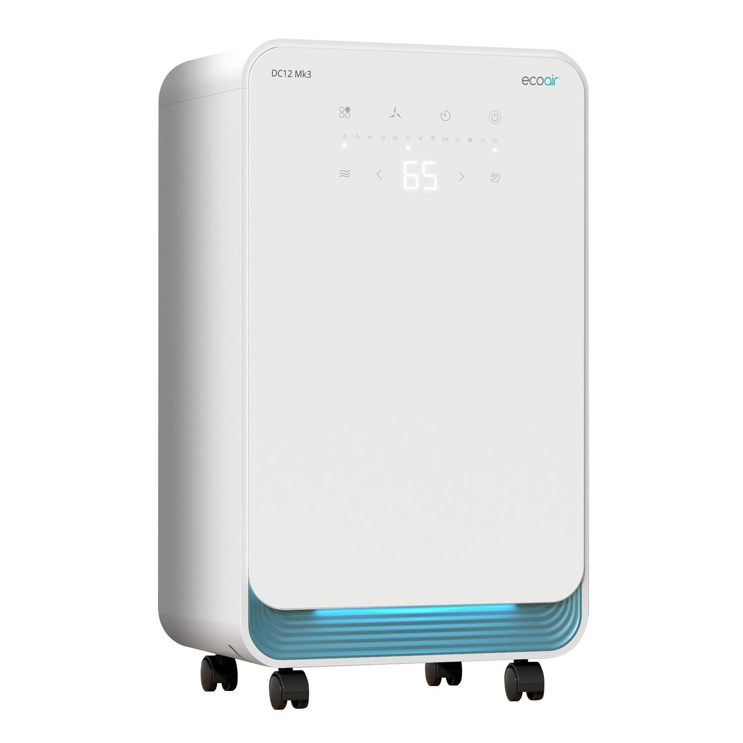 EcoAir DC12MK3 Compressor Dehumidifier – 12 Litres per Day – White