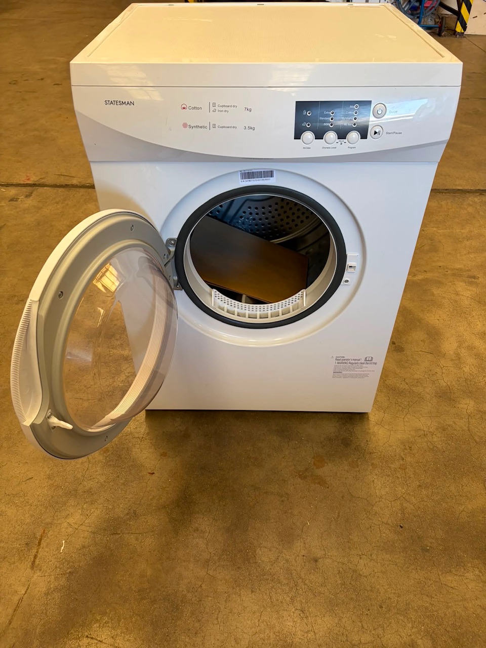 Statesman TVM07WGRADED TVM07W 7kg Vented Tumble Dryer in white (ex-display) 3 months warrantee - Image 4 Statesman TVM07WGRADED TVM07W 7kg Vented Tumble Dryer in white (ex-display) 3 months warrantee - Image 4