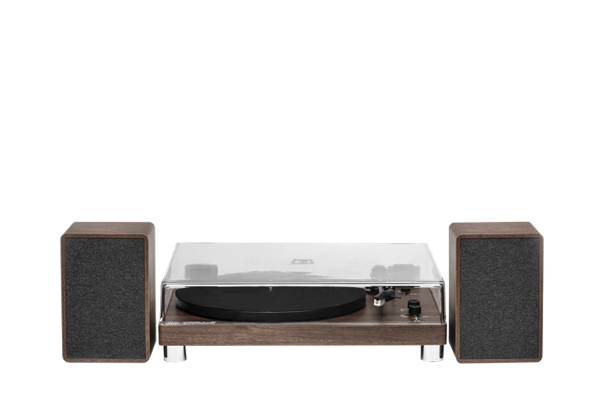 Mitchell Acoustics PHONOS Vinyl Stereo System - Walnut Colour Finish