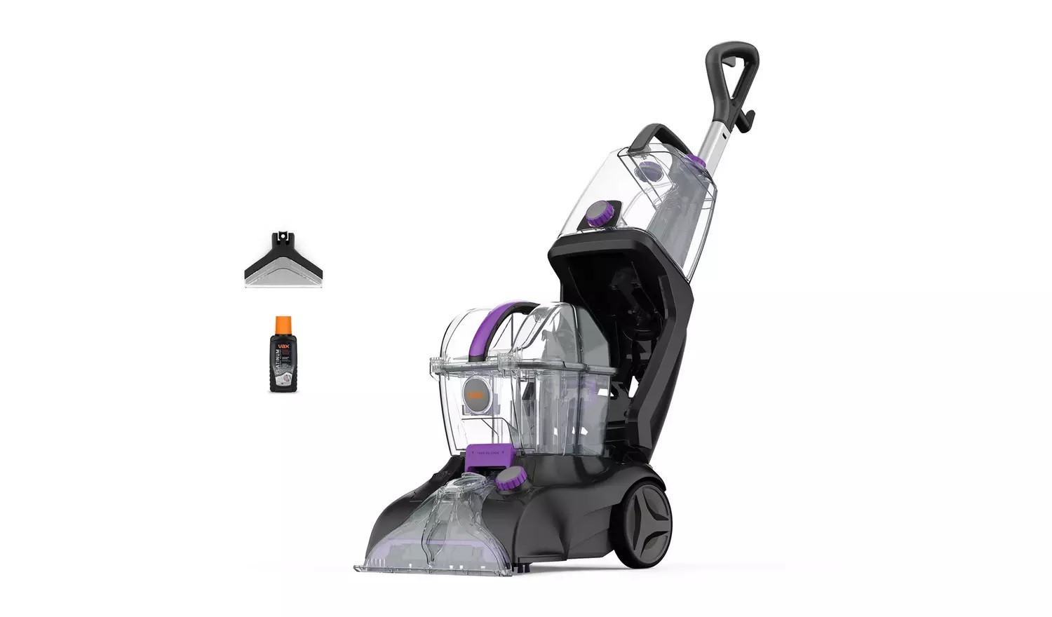 VAX CDCW-RPXR Upright Carpet Cleaner Washer Rapid Power Refresh 4.7L 1200w - Grey/Purple VAX CDCW-RPXR Upright Carpet Cleaner Washer Rapid Power Refresh 4.7L 1200w - Grey/Purple