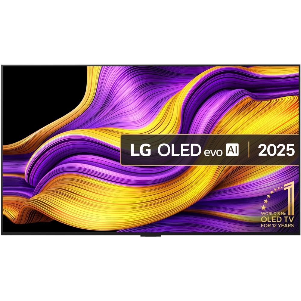 LG OLED55G54LW 55" OLED Smart Television, 4K Ultra HD, Silver, E Rated