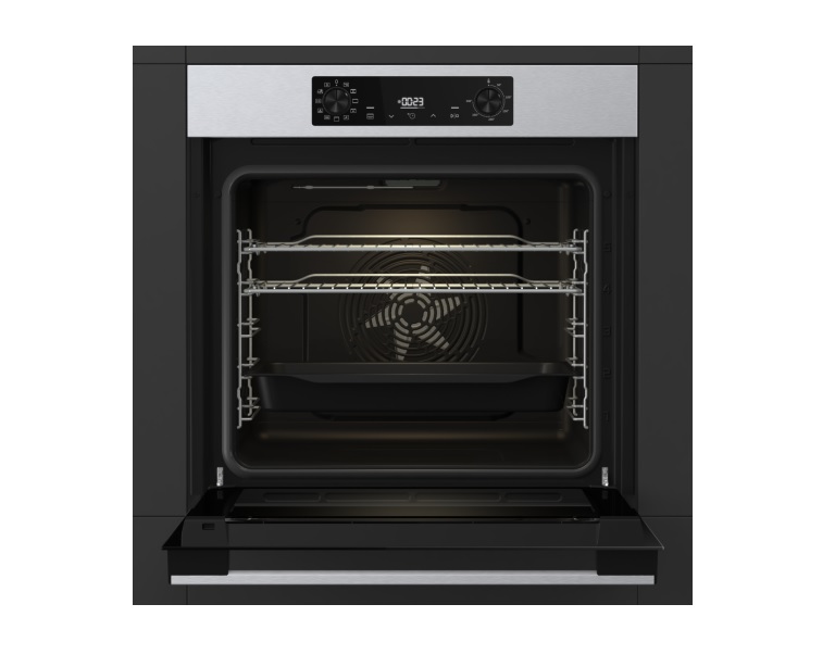 Hisense BI622AXPGUK Built-In Electric Single Oven - Stainless Steel - Image 2