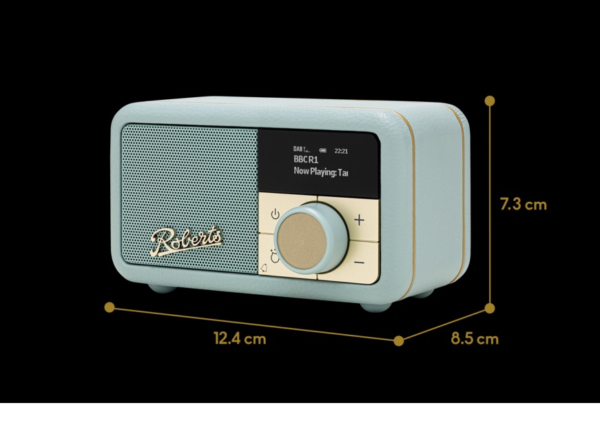 Roberts Revival Petite 2 DAB+/FM Retro Bluetooth Radio - Duck Egg - Image 4