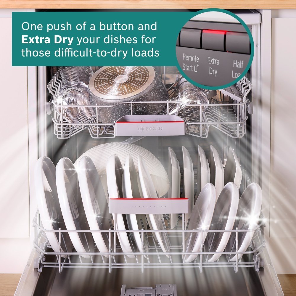 Bosch SMS4EMW06G Series 4 Dishwasher, 14 Place Settings – White - Image 4