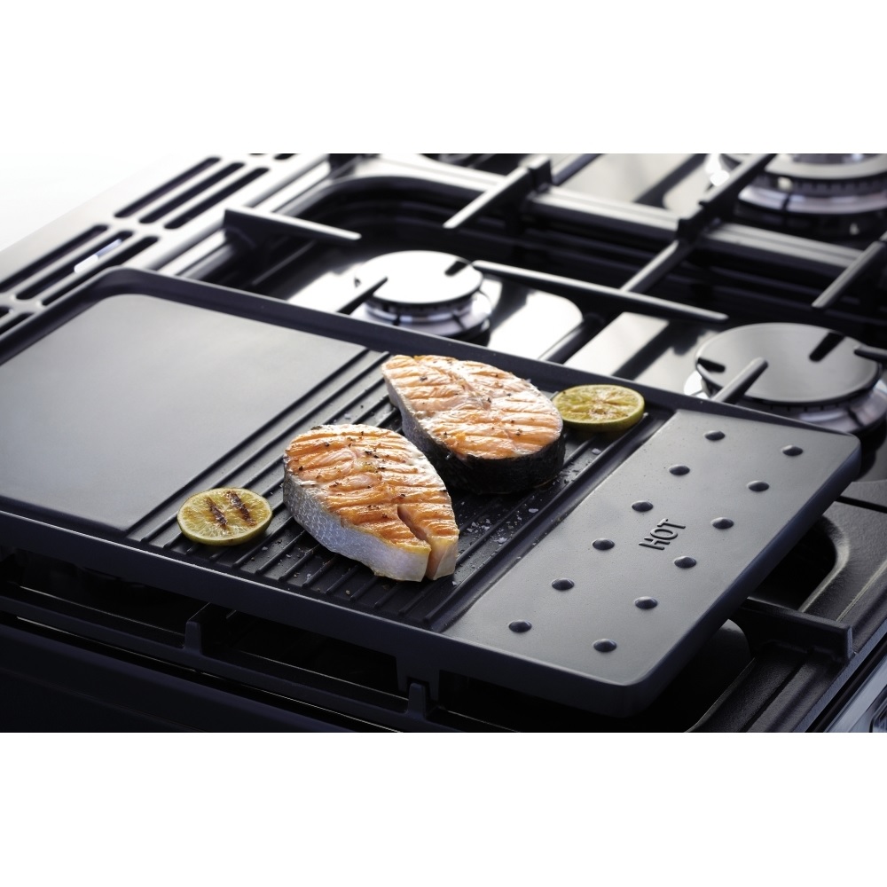 Rangemaster CL90DFPGBL-CM1 90cm Dual Fuel Range Cooker Classic Gloss Black/Chrome - Image 3