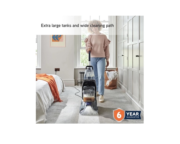 VAX CDCW-SSXA VAX SpinScrub Power Plus - Grey and Navy Blue - Image 2