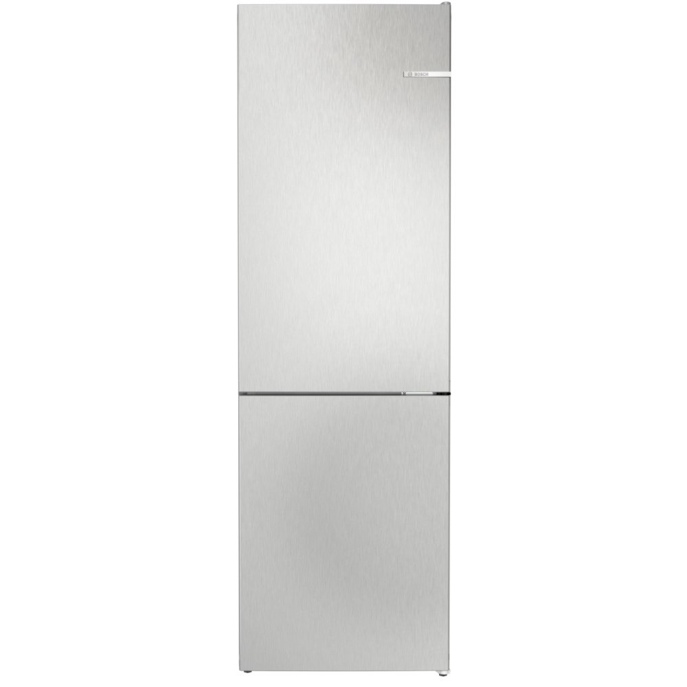 Bosch KGN362LDFG Series 4 No Frost Fridge Freezer, 60/40 - Stainless Steel - Image 1