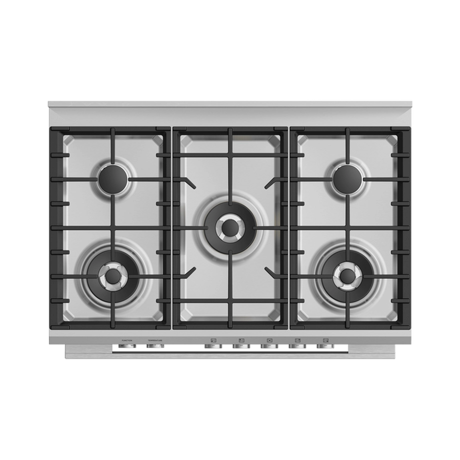 Fisher & Paykel OR90SDG4X1 90cm Dual Fuel 5 Burner Cooker - Stainless Steel - Image 3 Fisher & Paykel OR90SDG4X1 90cm Dual Fuel 5 Burner Cooker - Stainless Steel - Image 3