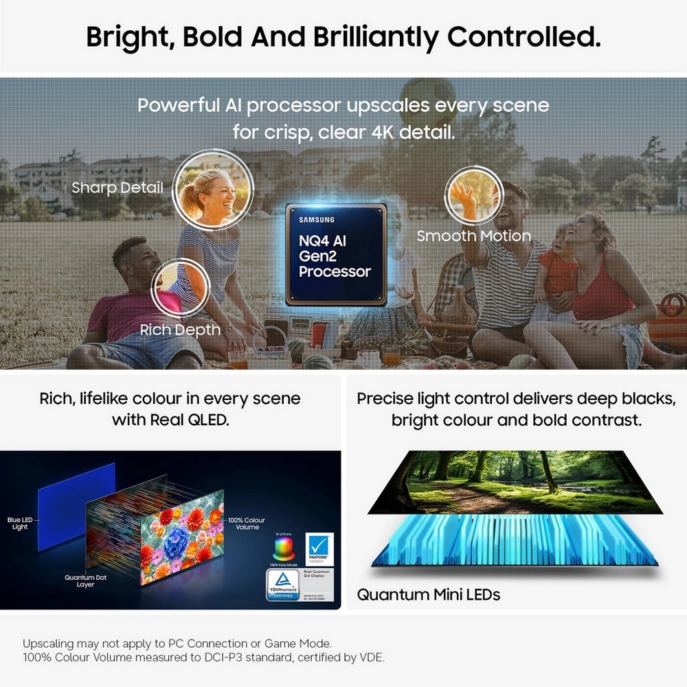 Samsung QE85QN80HAUXXU 85" 4K Neo QLED Vision AI Smart TV - Image 2 Samsung QE85QN80HAUXXU 85" 4K Neo QLED Vision AI Smart TV - Image 2