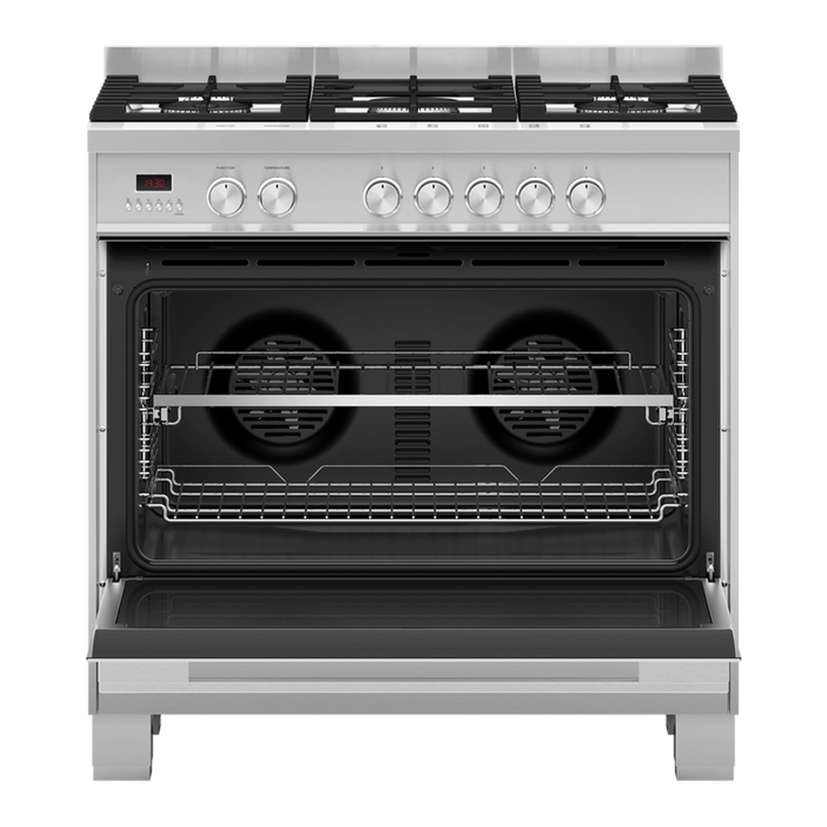 Fisher & Paykel OR90SDG4X1 90cm Dual Fuel 5 Burner Cooker - Stainless Steel - Image 2 Fisher & Paykel OR90SDG4X1 90cm Dual Fuel 5 Burner Cooker - Stainless Steel - Image 2