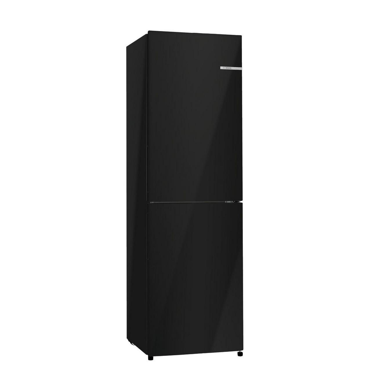Bosch KGN27NBEAG 55cm Frost Free Fridge Freezer in Black - Image 1