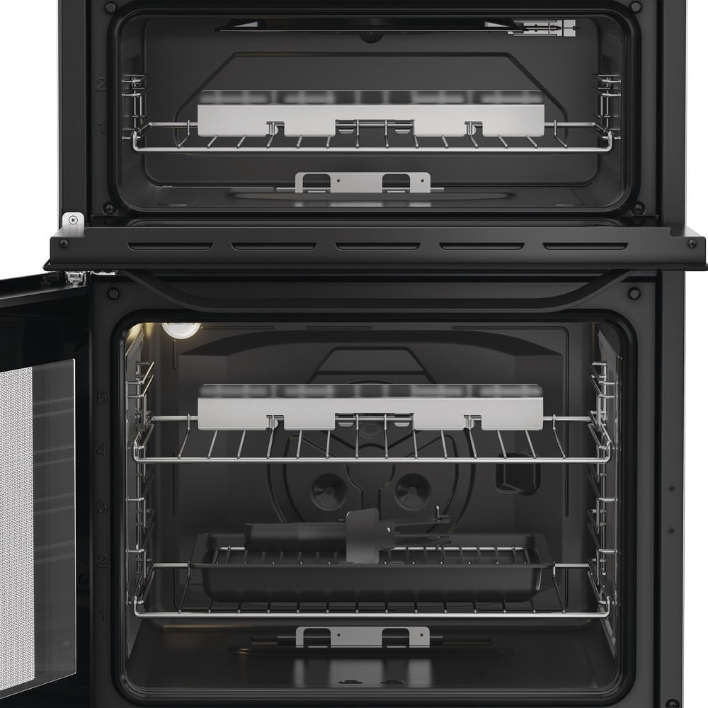 Hotpoint HDG6GDCB1 Gas Cooker with Double Oven - Black - Image 3
