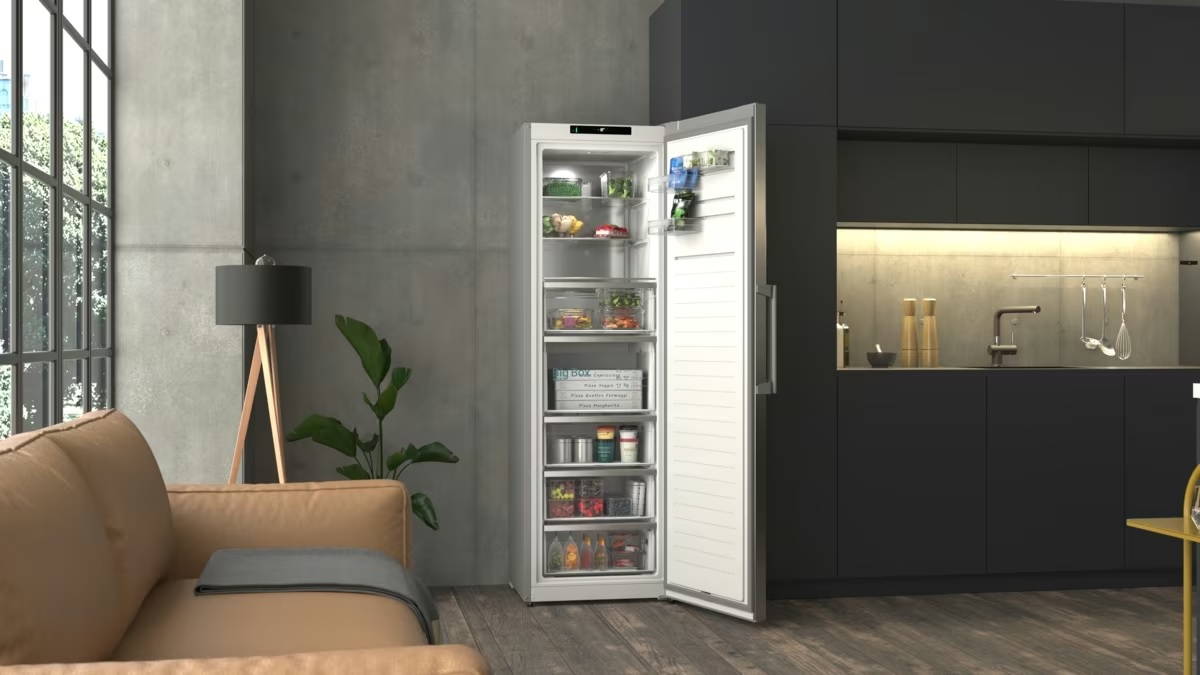 Siemens GS36NVICGG iQ300 186cm High Freezer Frost Free - Stainless Steel - Image 2 Siemens GS36NVICGG iQ300 186cm High Freezer Frost Free - Stainless Steel - Image 2