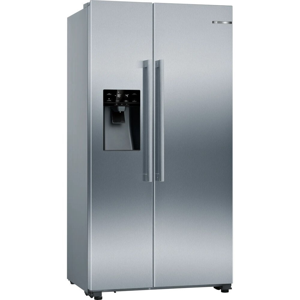 Bosch KAD93AIERG Plumbed American Fridge Freezer - Stainless Steel