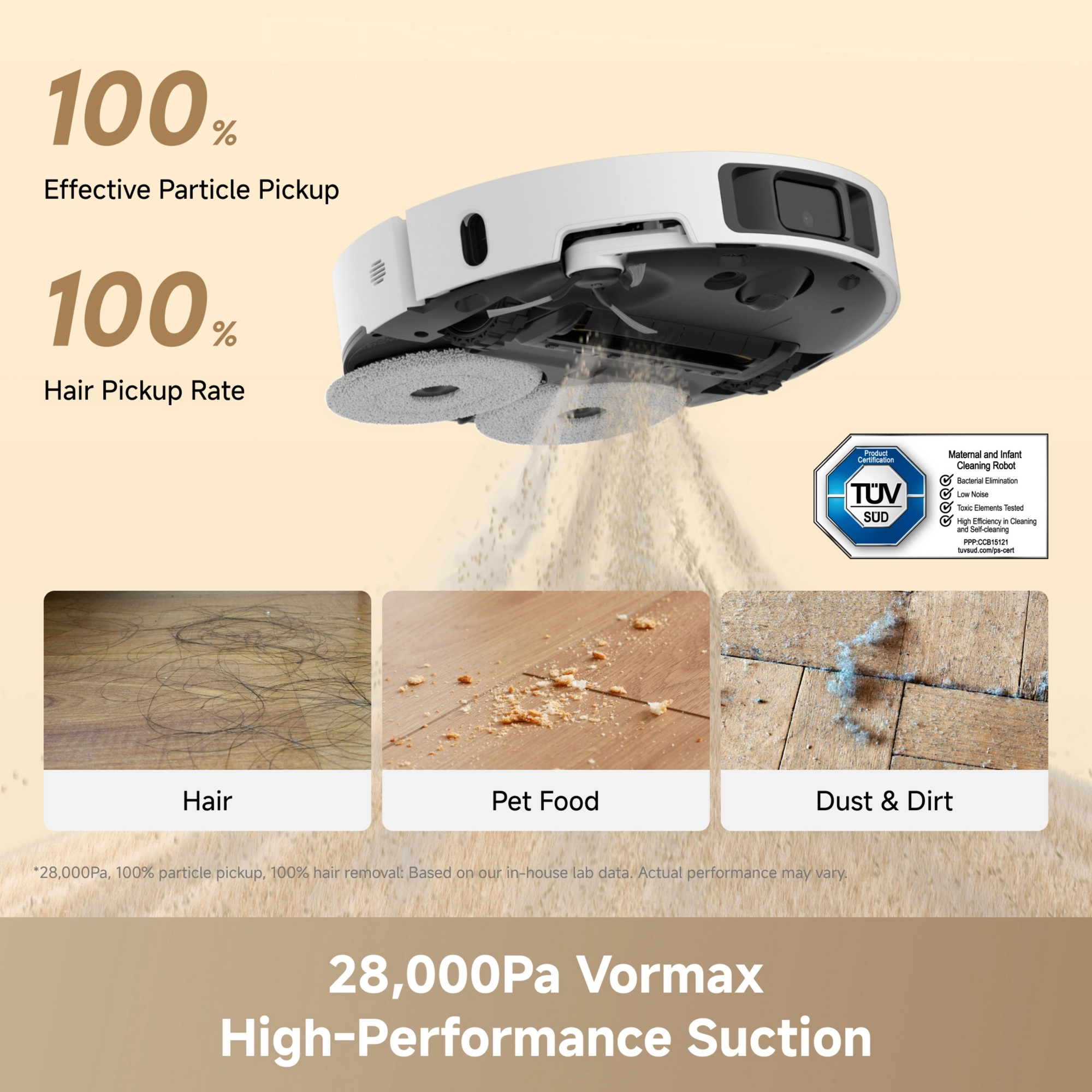 Dreame RLL51SE_WH Ultra AE Smart Robot Vacuum with Mop - White - Image 2