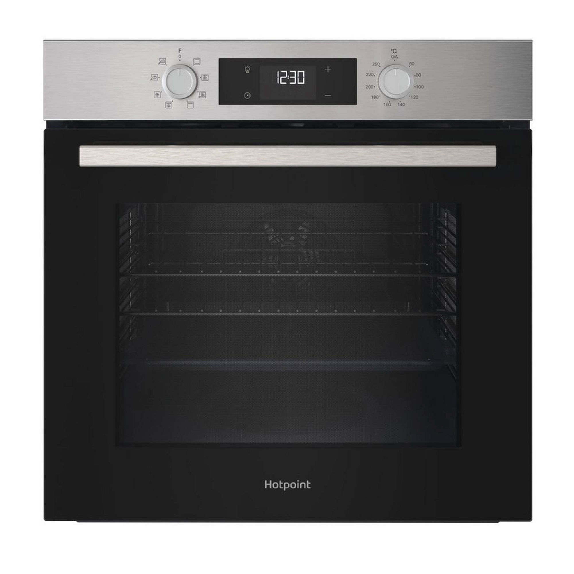 Hotpoint HOEU25CZXUK 59.5cm Built In Electric Single Oven - Stainless Steel - Image 1
