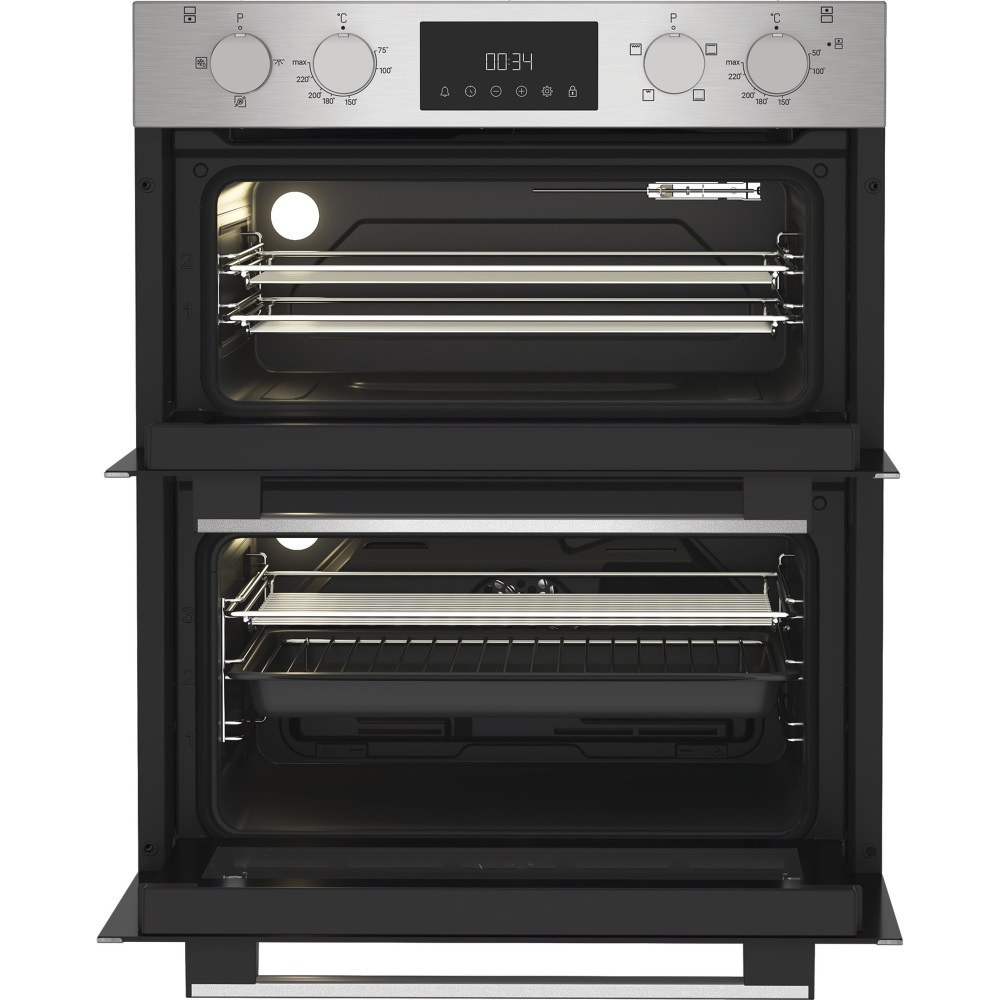 Hotpoint DUH10DIX Built-Under Electric Double Oven - Stainless Steel - Image 2 Hotpoint DUH10DIX Built-Under Electric Double Oven - Stainless Steel - Image 2