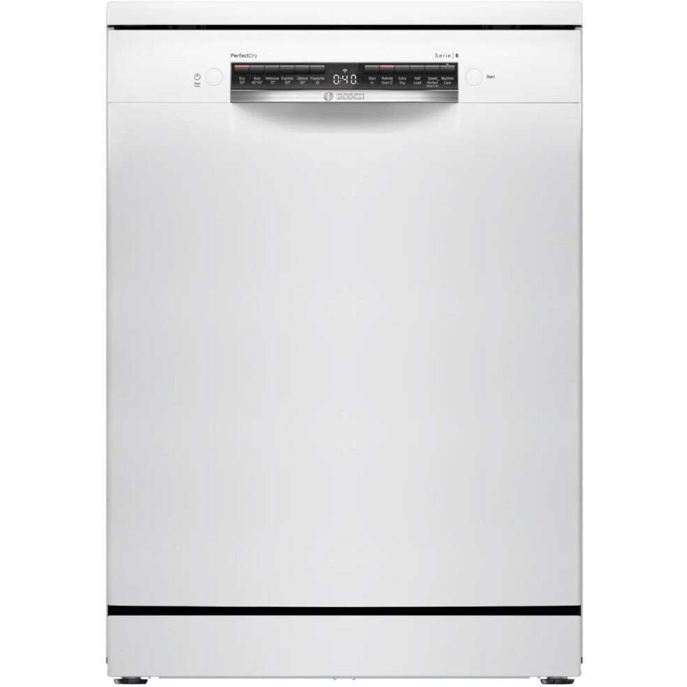 Bosch SMS6ZCW10G Dishwasher, 14 Place Settings - White