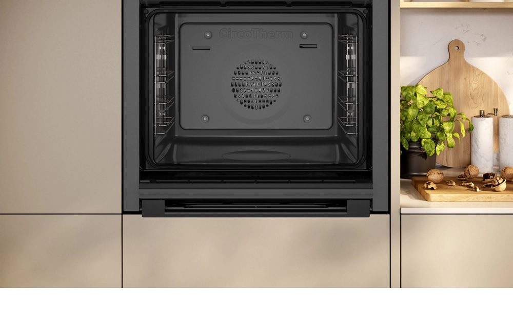 Neff B3ACE4AG3B Built In Electric Single Oven - Graphite Grey - Image 2