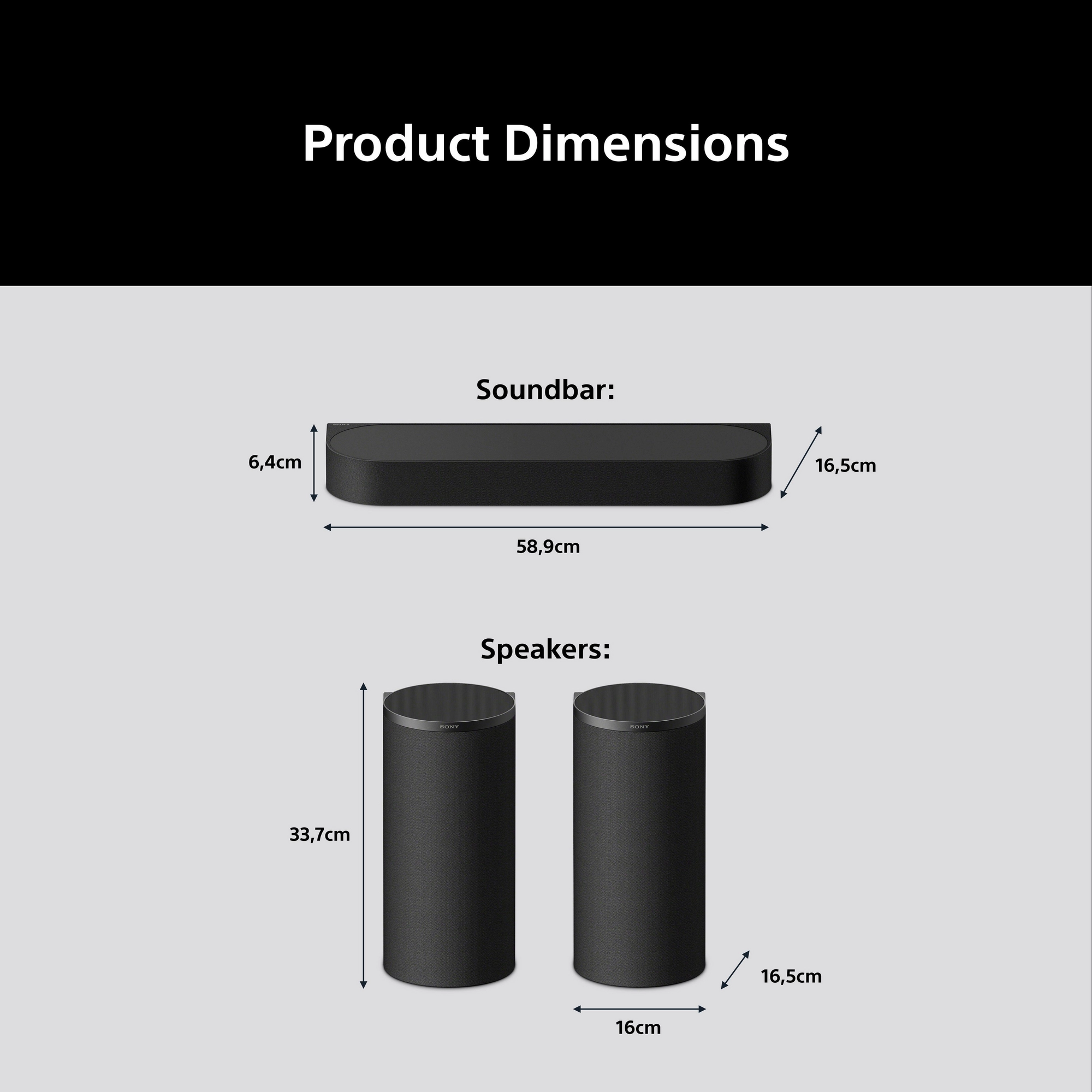 Sony BRAVIA 5.1ch - 7.1chBRAVIA Theatre Trio + SR Surround Sound by Dolby Atmos - Black - Image 2 Sony BRAVIA 5.1ch - 7.1chBRAVIA Theatre Trio + SR Surround Sound by Dolby Atmos - Black - Image 2