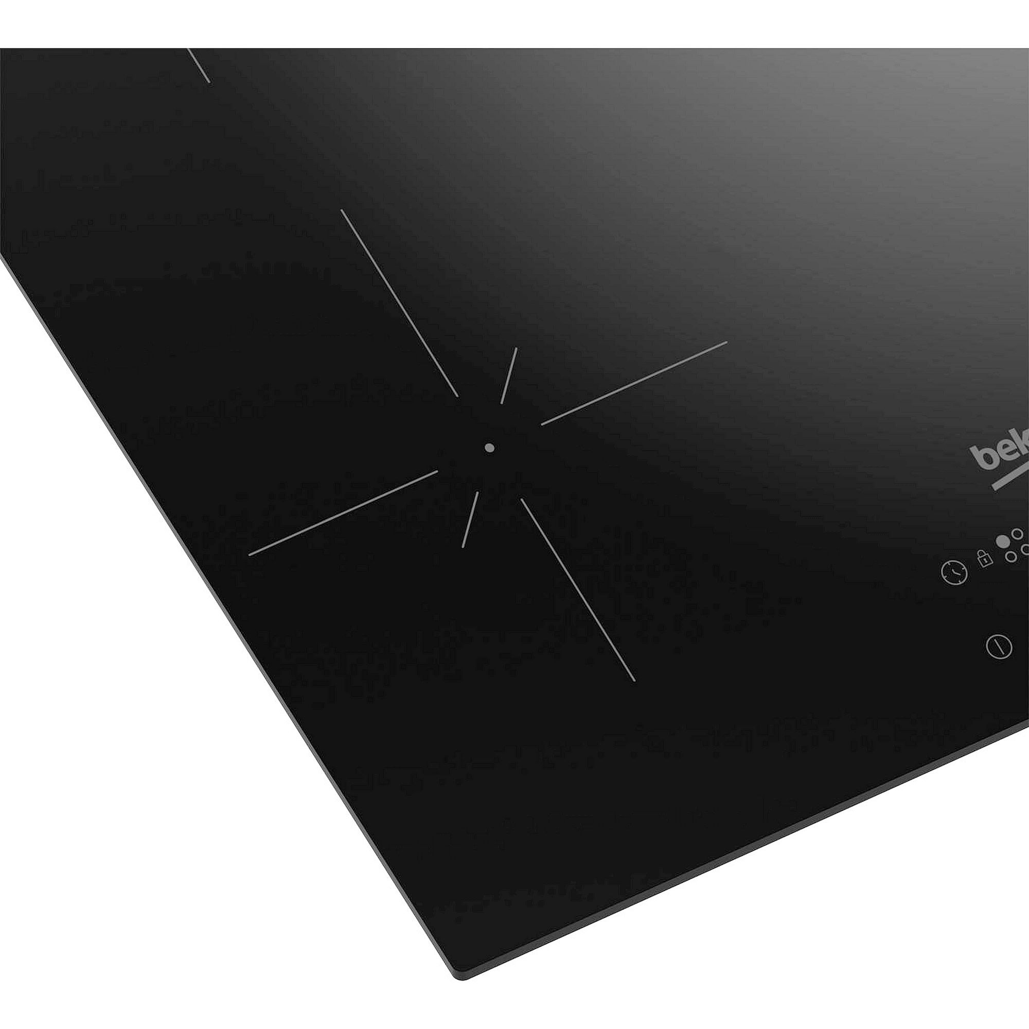 Beko CIHYQI21B 59cm Induction Hob - Black - Image 2