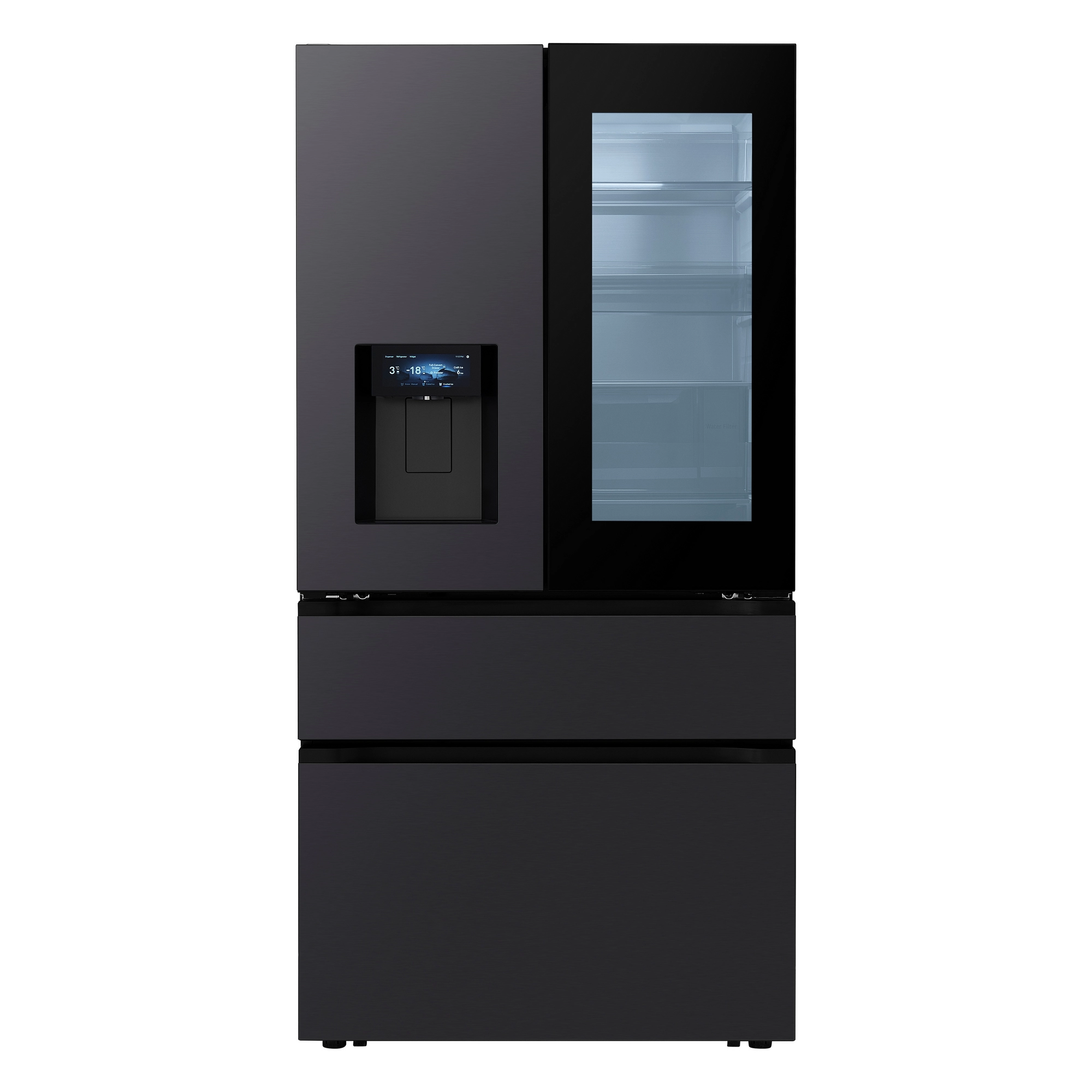 LG GMGW50DEEV Total No Frost Multi/French door American Fridge Freezer - Black LG GMGW50DEEV Total No Frost Multi/French door American Fridge Freezer - Black