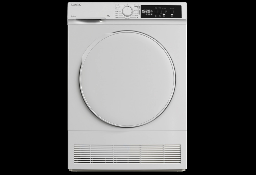 Sensis TDCF0110BW 10kg Condenser Tumble Dryer - White