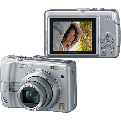 Panasonic DMCLZ7EBS 7.2 Megapixel Compact Camera with 2.5 Inch LCD Screen in Silver Panasonic DMCLZ7EBS 7.2 Megapixel Compact Camera with 2.5 Inch LCD Screen in Silver