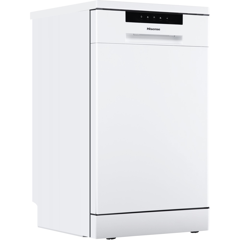 Hisense HS523E15WUK Slimline Dishwasher, 10 Place Settings – White Hisense HS523E15WUK Slimline Dishwasher, 10 Place Settings – White