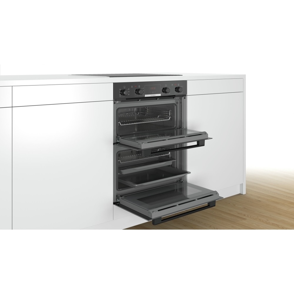 Bosch NBS533BB0B Built-Under Electric Double Oven - Black - Image 4