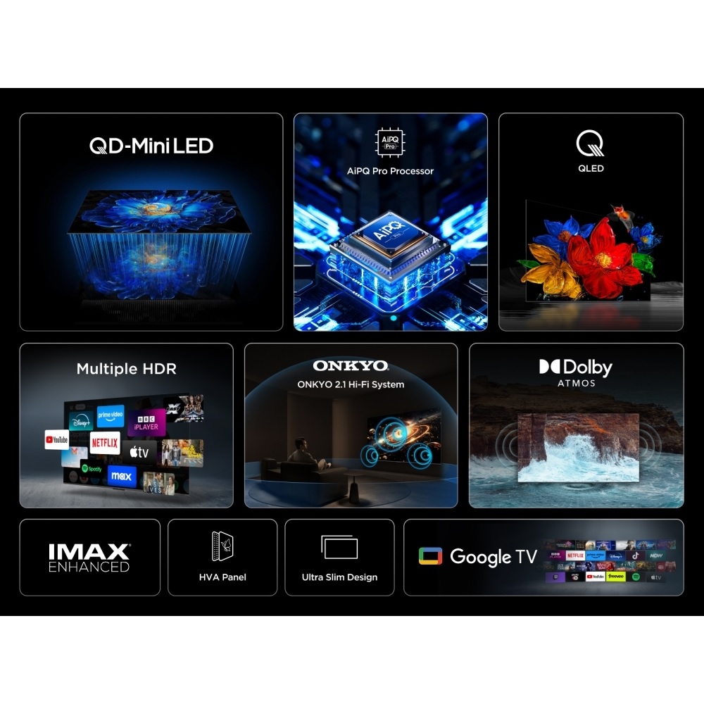TCL 50C6KS-UK 50" Mini LED Smart Television, 4K Ultra HD - Image 3 TCL 50C6KS-UK 50" Mini LED Smart Television, 4K Ultra HD - Image 3