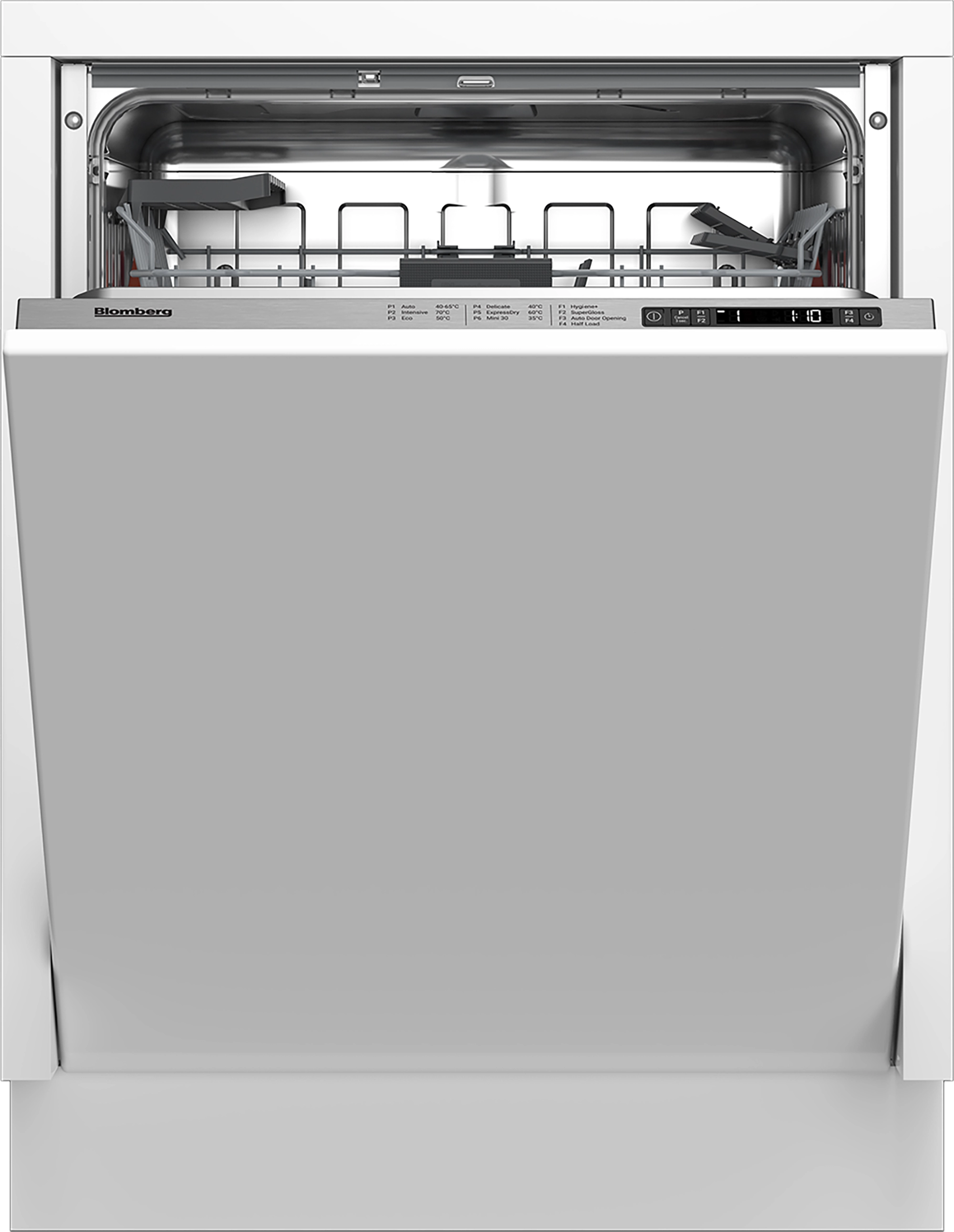 Blomberg LDV42420 Integrated Full Size Dishwasher with SuperGloss - Fixed Hinge - 14 Place Settings - Image 1