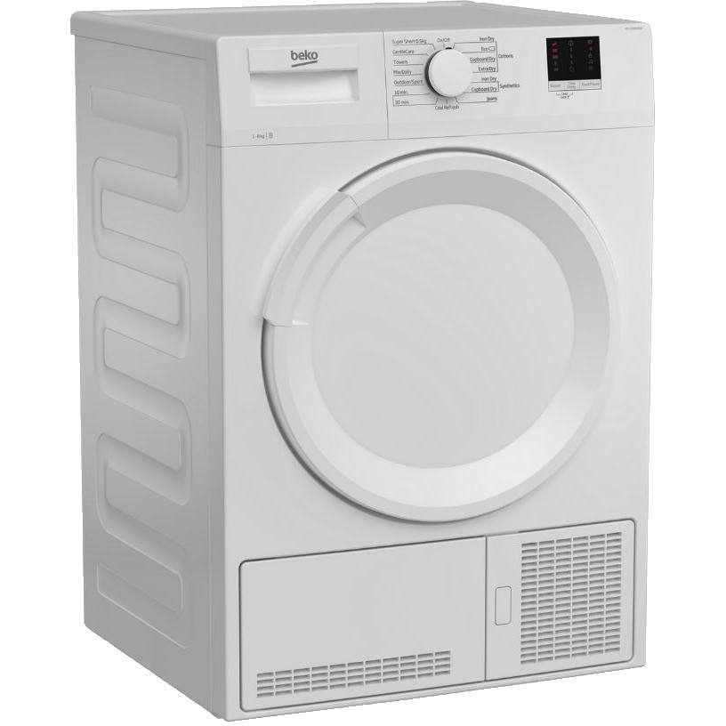 Beko DTLCE80041W 8kg Condenser Tumble Dryer
