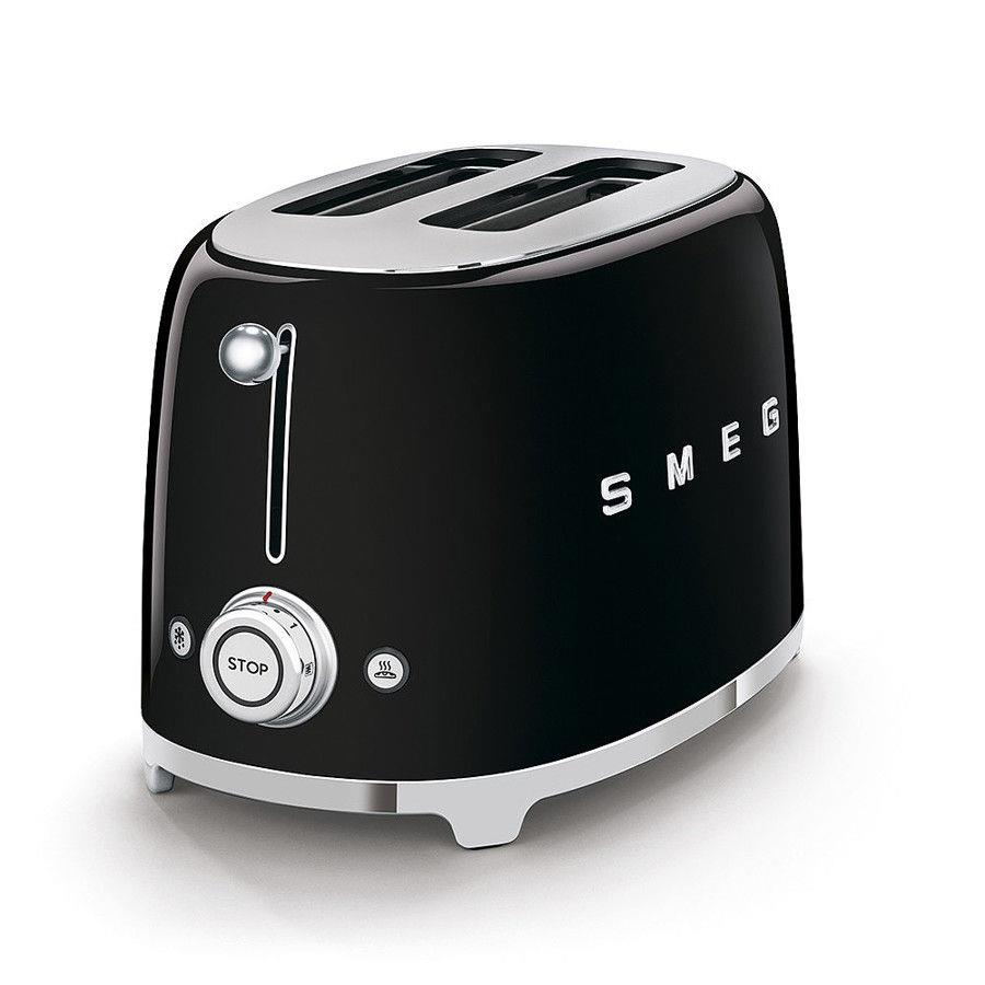 SMEG TOASTER TSF01BLUK BLACK - Image 1