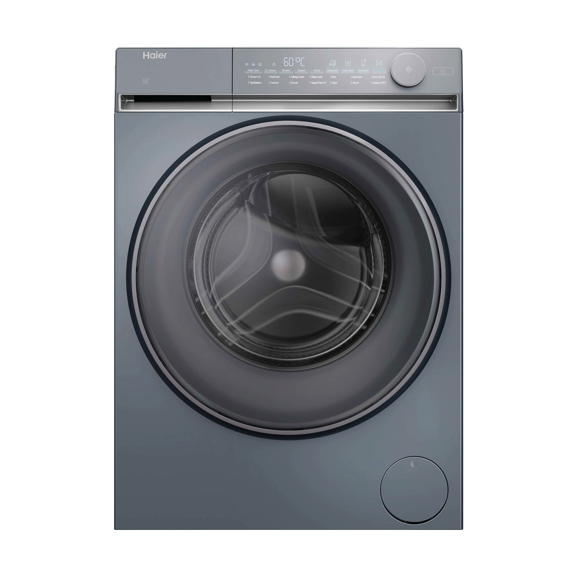 Haier HW100B14367GUUK 10kg 1400 spin WiFi Connected Washing Machine - Graphite Haier HW100B14367GUUK 10kg 1400 spin WiFi Connected Washing Machine - Graphite