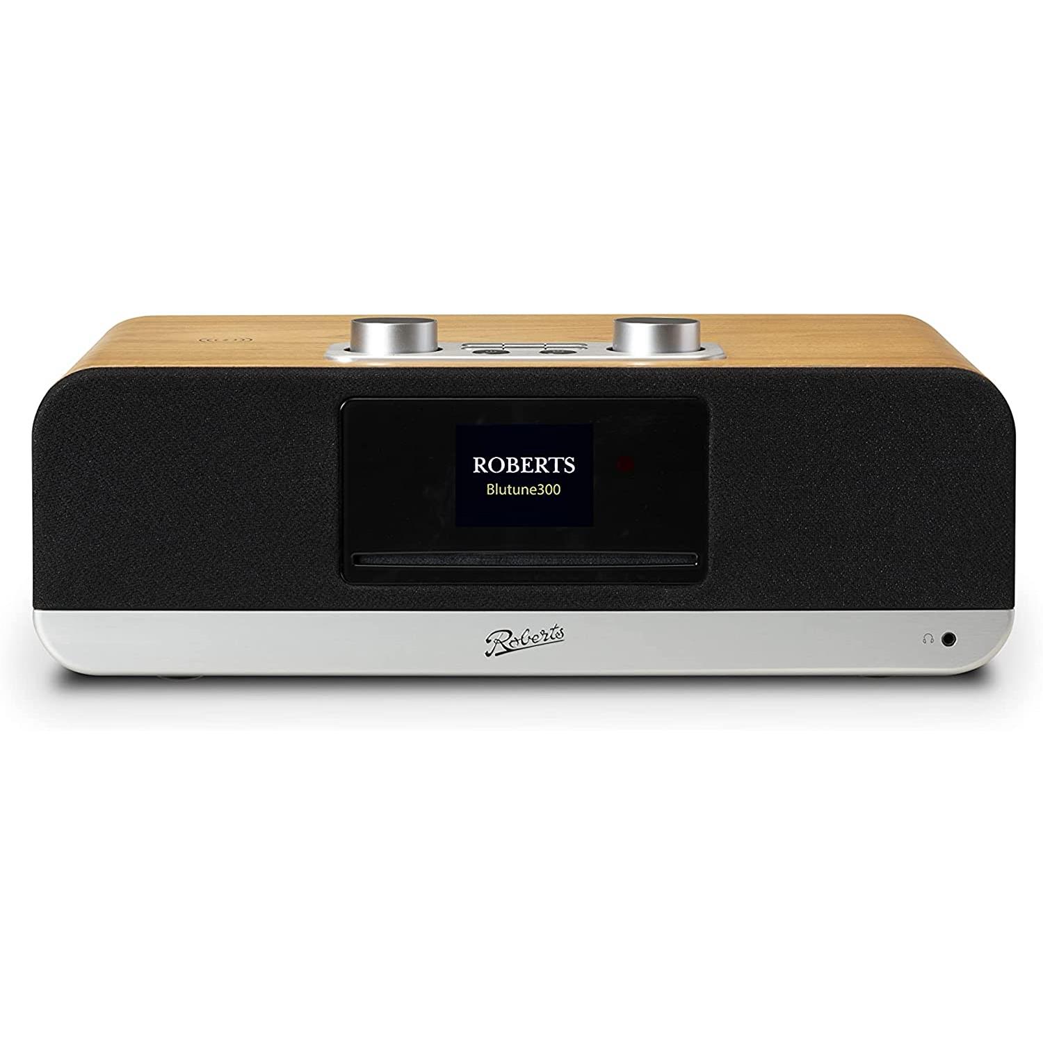 Roberts Bluetune 300 CD FM and DAB Stereo System in natural wood