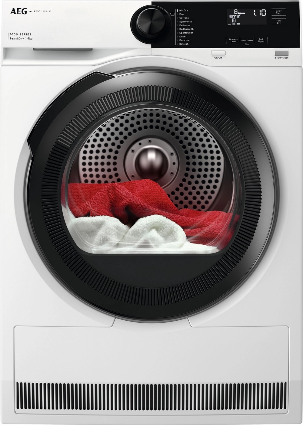 AEG TR729A4B Heat Pump Tumble Dryer, 9kg - White - Image 1 AEG TR729A4B Heat Pump Tumble Dryer, 9kg - White - Image 1