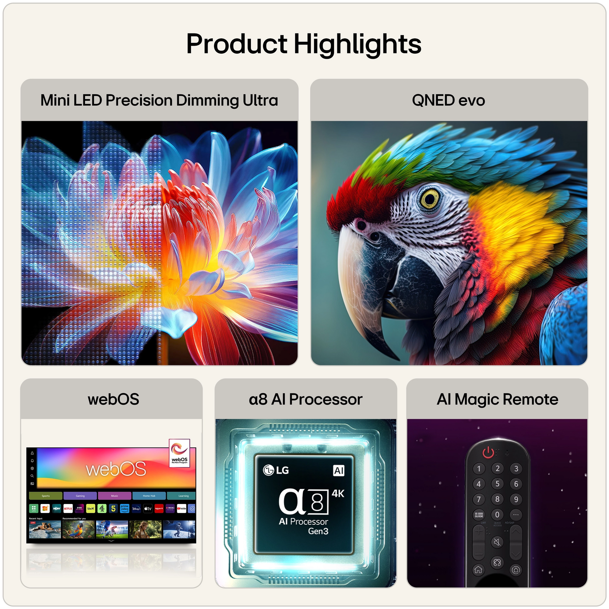 LG 115QNED93B6.AEKQ 115" 4K QNED evo AI Smart TV - Image 3 LG 115QNED93B6.AEKQ 115" 4K QNED evo AI Smart TV - Image 3