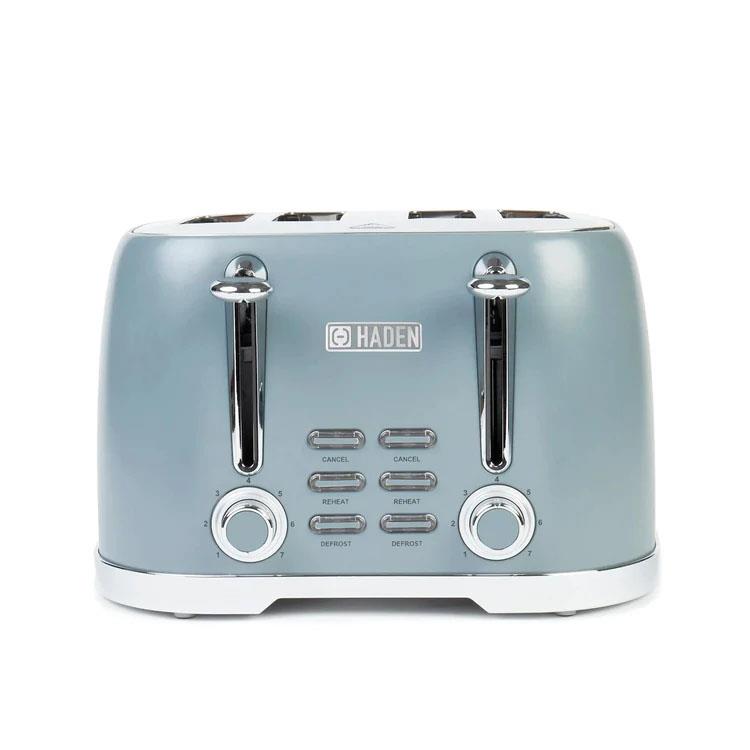 Haden 203038 Brighton 4 Slice Toaster in light blue