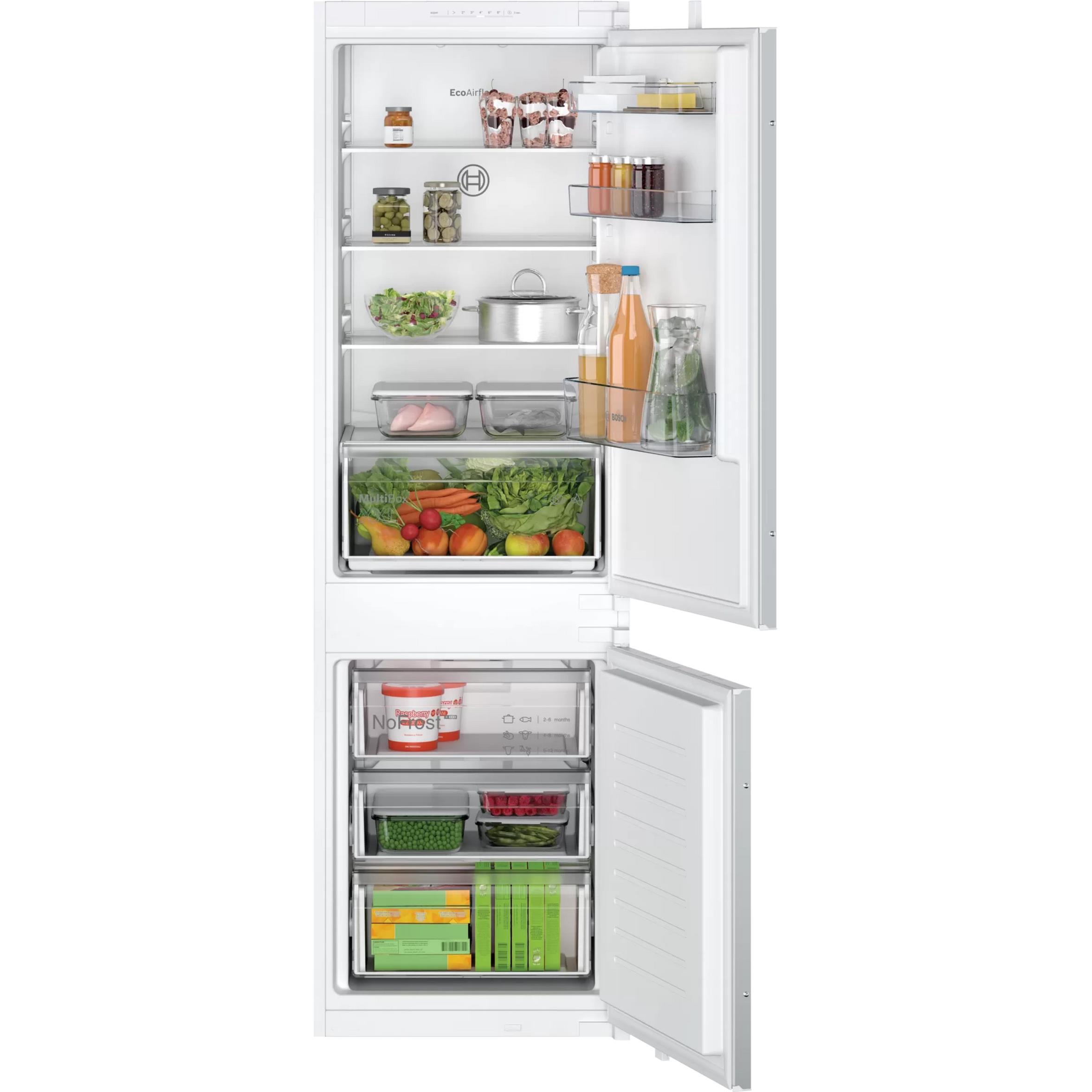 Bosch KIN86NSE0G 54.1cm 60/40 Built-In Frost Free Fridge Freezer