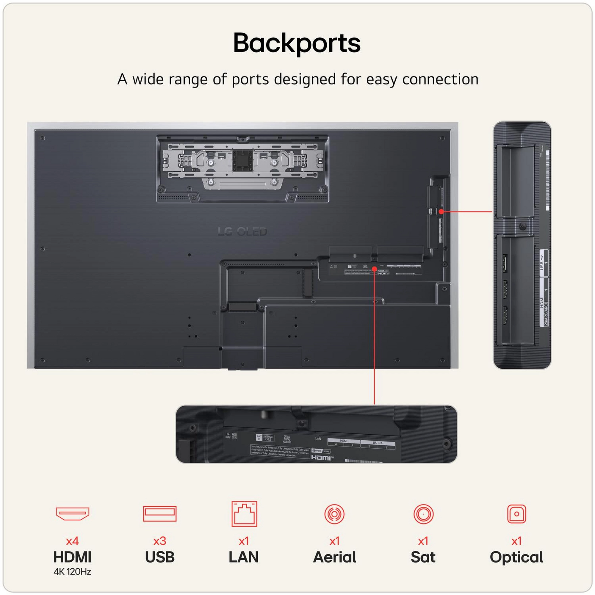 LG OLED55G64LW.AEK 55" 4K OLED evo AI Wall mount version Smart TV - Image 3 LG OLED55G64LW.AEK 55" 4K OLED evo AI Wall mount version Smart TV - Image 3