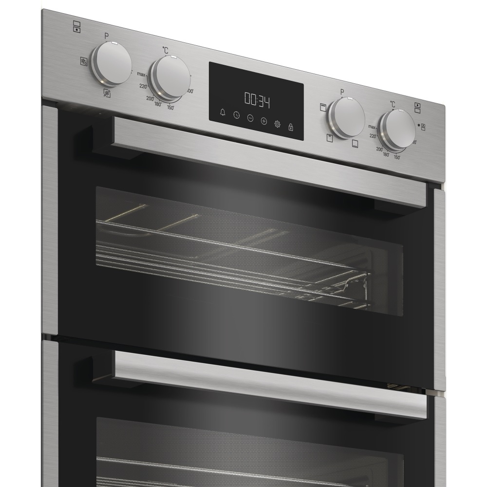 Hotpoint DUH10DIX Built-Under Electric Double Oven - Stainless Steel - Image 4 Hotpoint DUH10DIX Built-Under Electric Double Oven - Stainless Steel - Image 4
