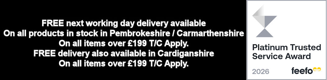 Free next day delivery on home appliances at Vaughans over £199.