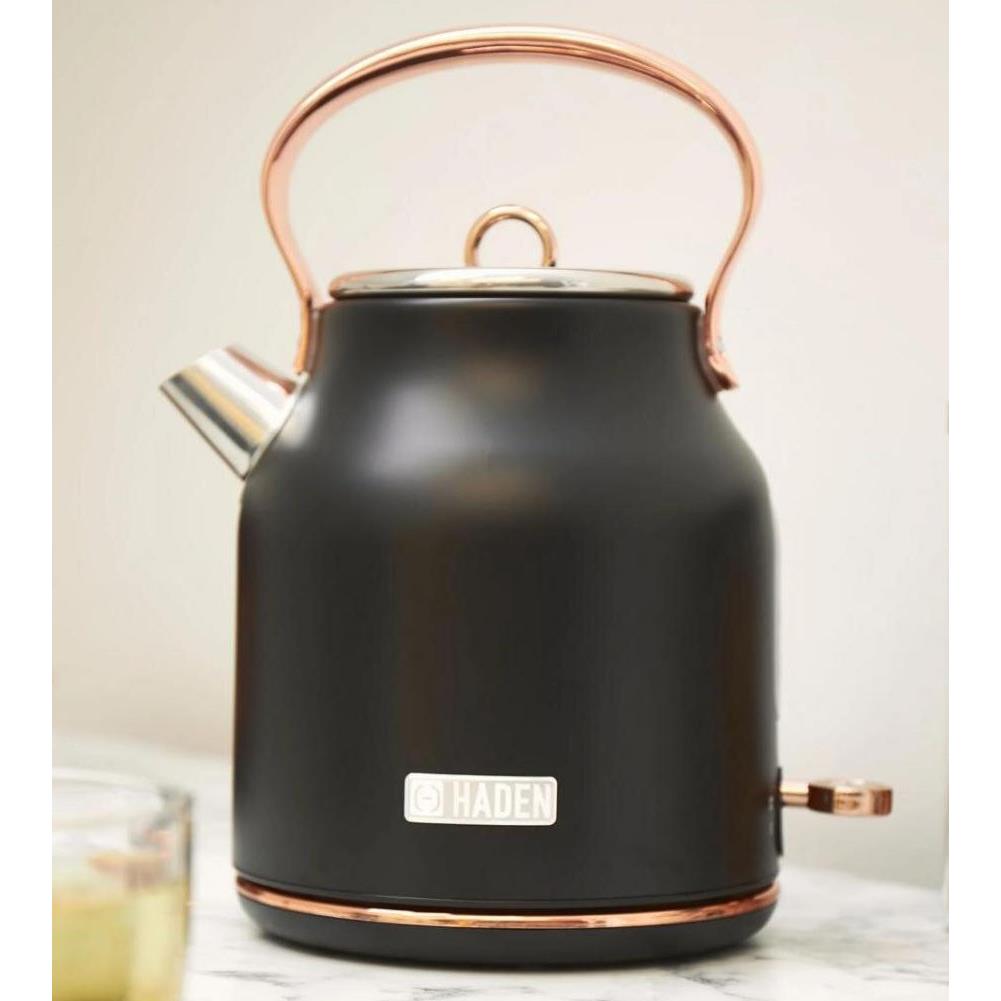 Haden 205360 Heritage Kettle Black & Copper - Image 1