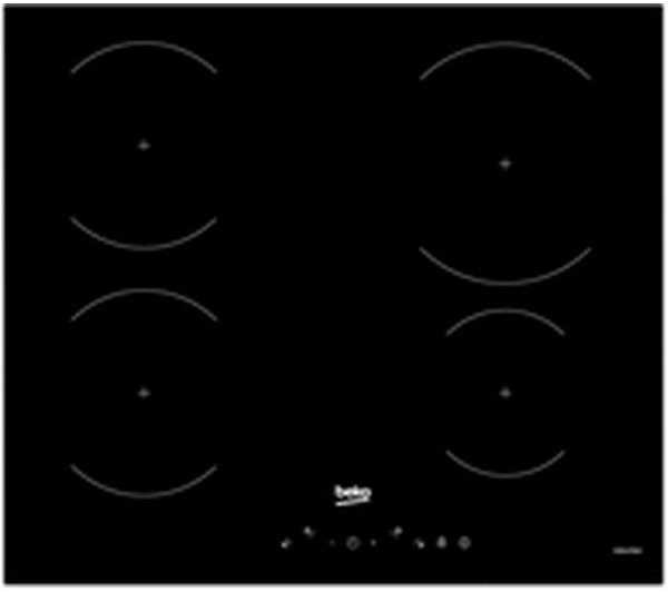 Beko HIIP64430QT Pro Electric Induction Hob - Black - Image 1 Beko HIIP64430QT Pro Electric Induction Hob - Black - Image 1