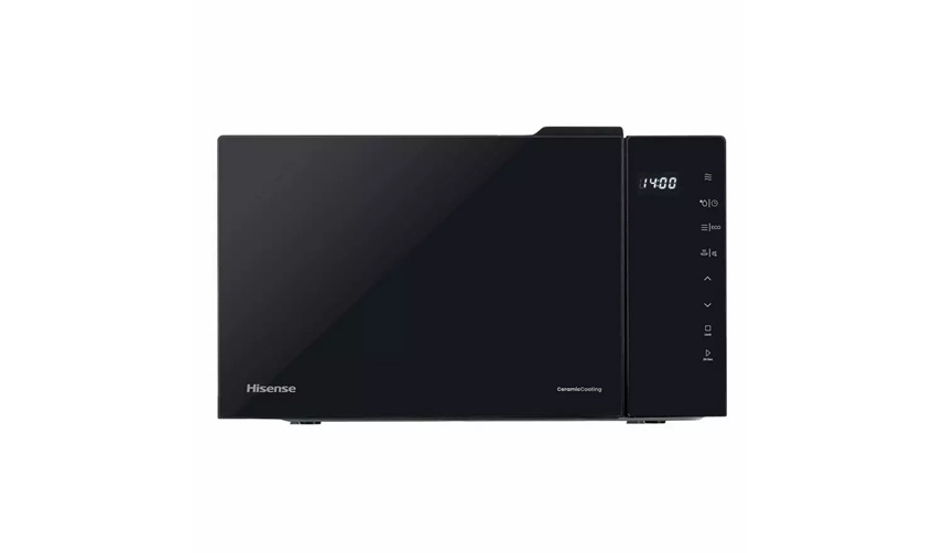 Hisense H23MOBS5H4UK 800W 23L Standard Solo Microwave - Black - Image 1