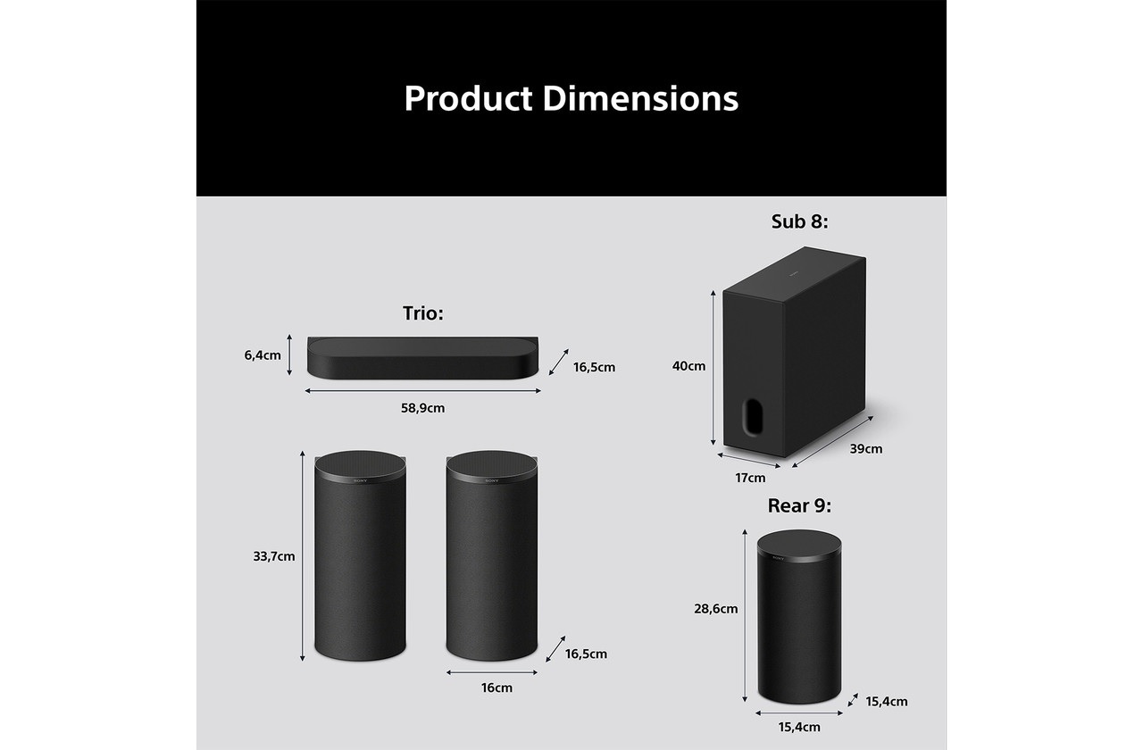 Sony HTA8KIT.CEK Dolby Atmos / DTS:X 5.1.4 Home Cinema System - Image 11 Sony HTA8KIT.CEK Dolby Atmos / DTS:X 5.1.4 Home Cinema System - Image 11