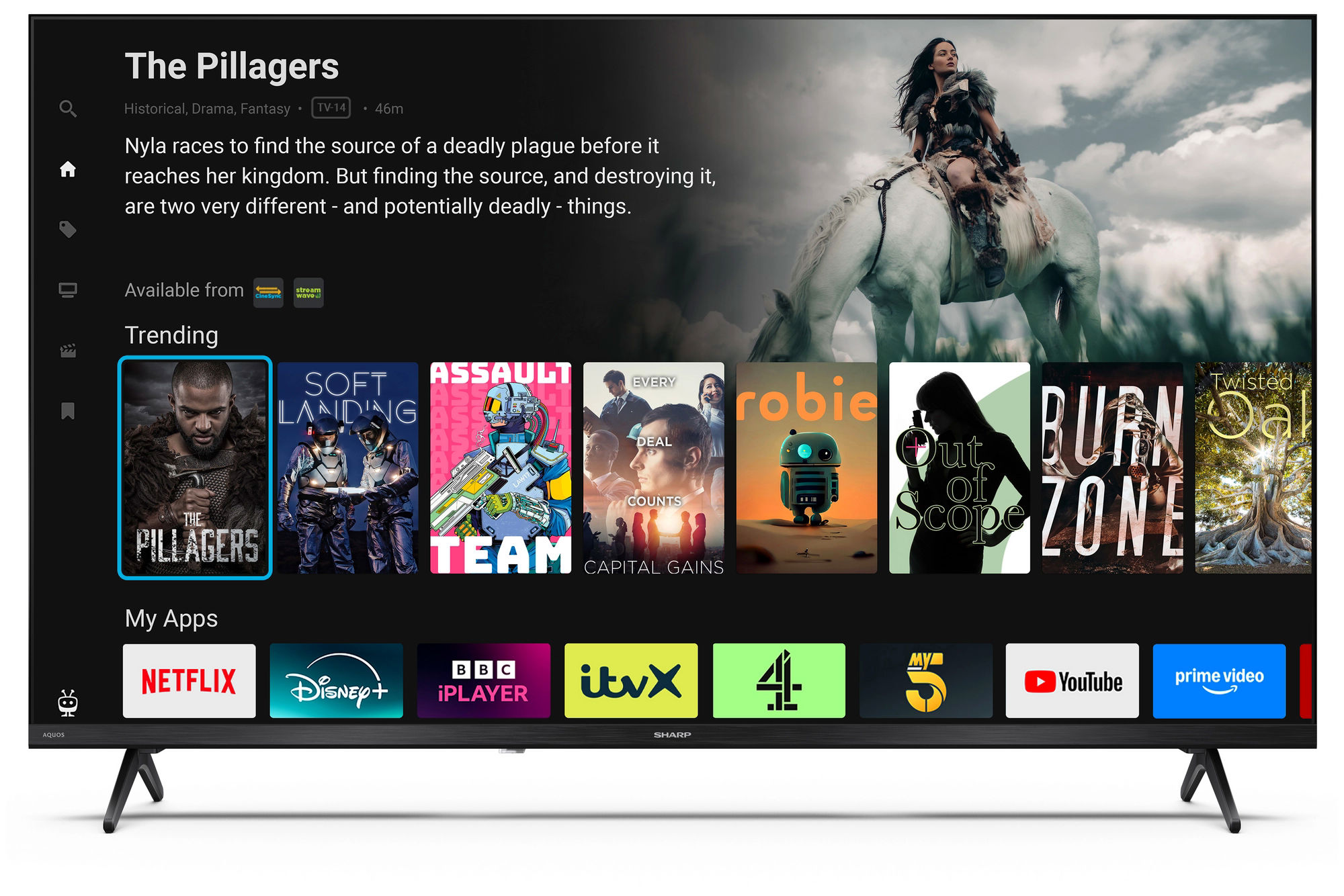 Sharp 2T-C40HE2245KB - Image 2