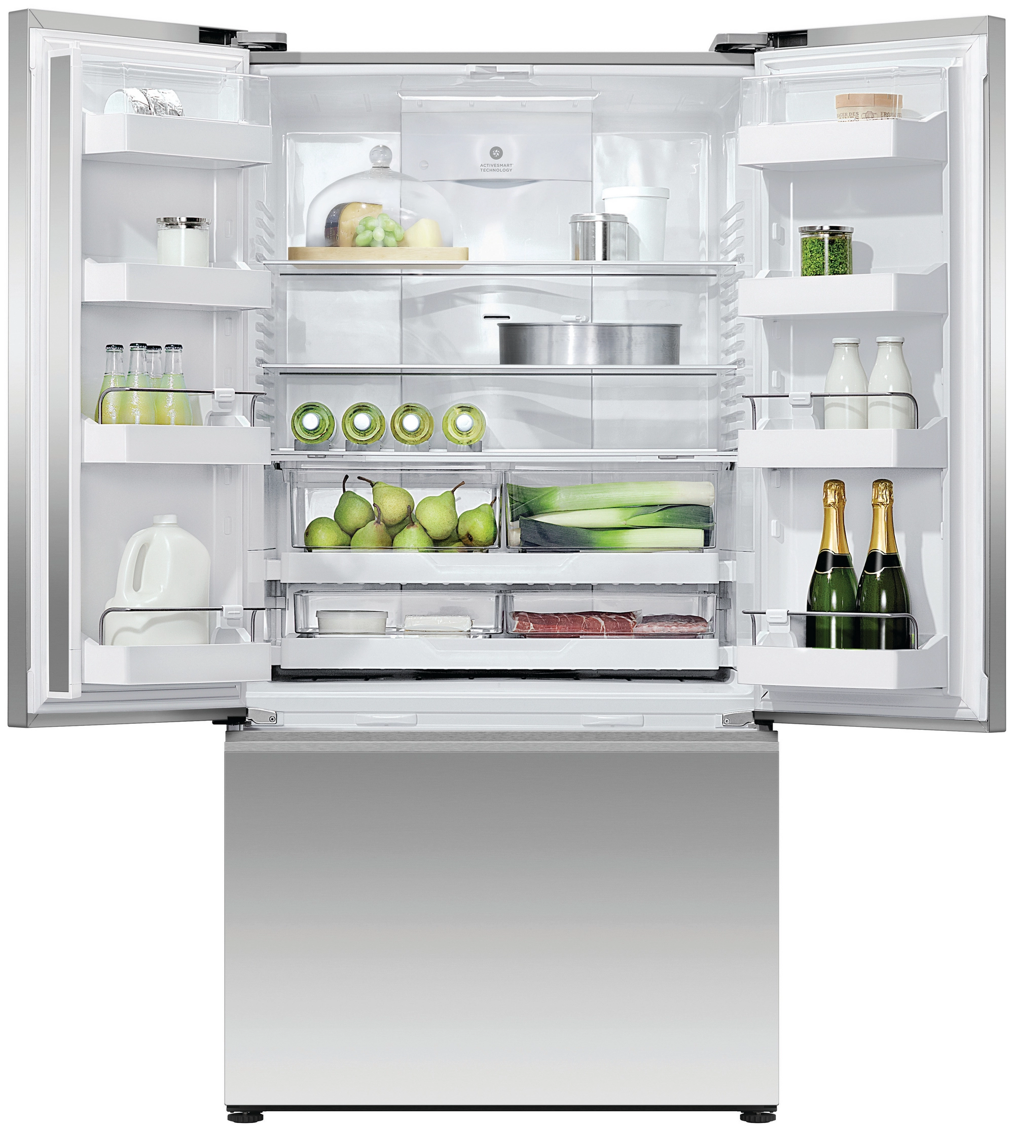 Fisher & Paykel RF540ANUX6 90cm 70/30 Frost Free American Fridge Freezer - Stainless Steel - Image 2 Fisher & Paykel RF540ANUX6 90cm 70/30 Frost Free American Fridge Freezer - Stainless Steel - Image 2